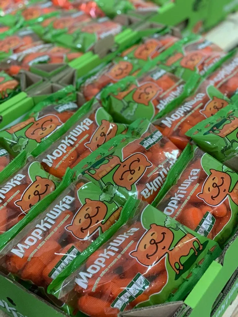 Morkishka packs on a store shelf